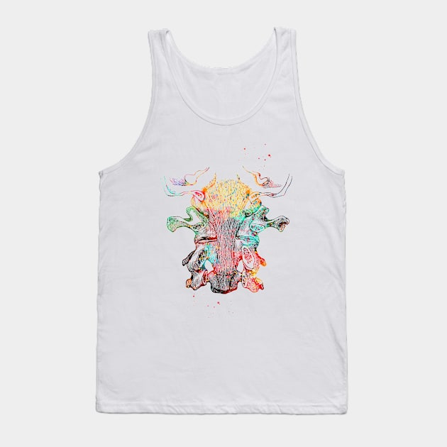 Cervical ligaments Tank Top by erzebeth